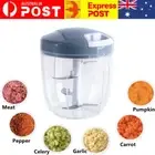Garlic Onion Chopper Food Meat Mincer Fruit Vegetable Cutter Shredder Blender
