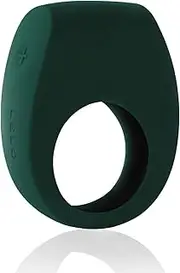 LELO TOR 2 Intimate Vibrating Cock Ring, Reusable Sex Toys for Couples, Love-Ring with 29 mm / 1.1 in in diameter for More Bedroom Fun, Green