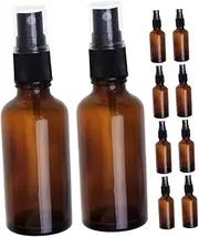 Healeved Perfume Bottles for Outdoor 10pcs Perfume Travel Refillable Bottles Amber Spray Bottles Easy Dispensing