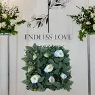 Grass Wall Panel Fence Privacy Screen 12 inch for Balcony Wedding Porches