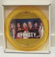 Dynasty 7" Gold novelty wall/desk clock Brand New Linda Evans Joan Collins