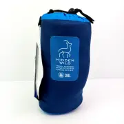 DBL Hidden Wild Blue Nylon Double W/ Travel Bag Travel Hammock 1356896