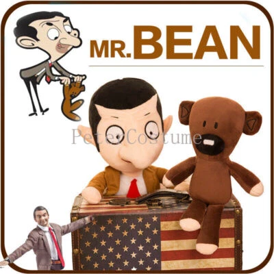 30/40/50cm Mr Bean Teddy Bear Plush Toy Cartoon Bear Stuffed Doll Toy Kids Gifts