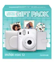 Fujifilm Instax Mini 12 Instant Camera Limited Edition Gift Pack - White