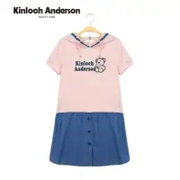 在飛比找momo購物網優惠-【Kinloch Anderson】連帽牛仔剪接甲兩件洋裝 