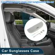 Car Sunglasses Case for Volvo XC60 2016-2024 Eyeglasses Holder Storage Box Grey
