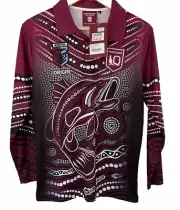 NRL - QLD State Of Origin Ampol Long Sleeve Shirt Kids Size 14