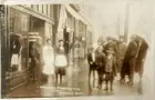 Raymond WA Washington Main St. at High Tide RPPC Photo Postcard COPY