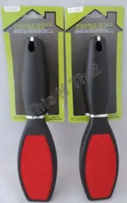 Two - 2 Sided Lint Brushes Removes Pet Hair Dandruff Crumbs Upholstery Clothing