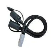 Blue Bar 50a Anderson Plug to Dual 16a Female Cig Socket Adaptor