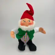NWT Annalee Dolls 2009 Christmas Plush Elf Shelf Sitter 12” Tall Holiday Decor