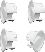 Glass Water Pitcher Lids 4 Pcs Snap-on Water Pitcher Lids Dust-Proof Splash Resistant Stoppers Covers for Water Jug Glass Bistro Pitcher [FDXGYH, White]