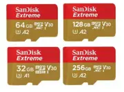 SanDisk Extreme Micro SD Card 32GB 64GB 128GB 256GB Dash Cam Action Cam GoPro 4K