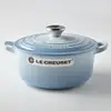 【LC指定商品2件5折】Le Creuset 圓形鑄鐵鍋 20cm 2.4L 海岸藍 法國製