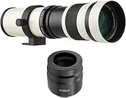 YANGZY Camera MF Super Telephoto Zoom Lens F/8.3-16 420-800mm T2 Mount with RF-Mount Adapter Ring 1/4 Thread Replacement for Canon EOS R/ R3/ R5/ R5C/ R6/ RP RF-Mount Cameras