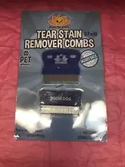 Bodhi Dog Tear Eye Stain Remover Combs | Set of 2 | Clean and Remove Crust Di...