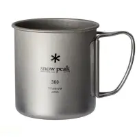 在飛比找蝦皮購物優惠-日本 snow peak 雪峰 單層鈦杯 摺疊杯 300ml