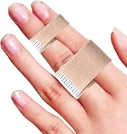 Buddy Finger Wraps, Pack of 8 Finger Tapes for Broken, Sprained, Fractured Finger, Finger Straps for Jammed