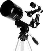 Astronomical Telescope,Adults 70mm Astronomical Refractor Hd Telescopes Monocular,with Tripod,with Phone Mount and 90 Mi