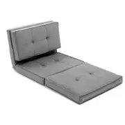 Lounge Floor Chaise Futon Grey