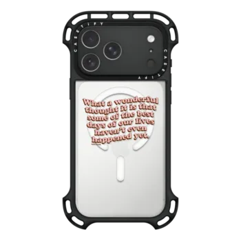 iPhone 17 Pro Max Ultra Bounce Case MagSafe Compatible Wonderful Thought iPhone Case by Quotes by Christie