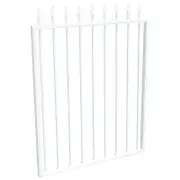 ProtectorAl 975 W x 1200mm H Pearl White Aluminium Spear Top Pool Gate