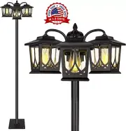 87" Impermeable Luces De Calle Con LED Lámpara Cubierta De Poste Aire Libre 2023