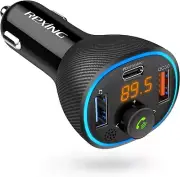 Rexing - FM3 Car Wireless FM Transmitter - Black