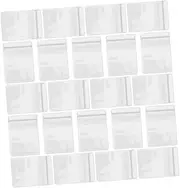 YOSADIER 100pcs Transparent PVC Earring Pouch Bags Self Sealing Jewelry Storage for Rings Necklaces and Items Durable Lightweight Design for Easy Organizing and Protection