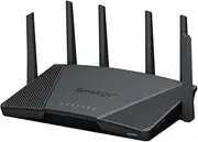 Synology RT6600ax Tri-Band Wi-Fi 6 Router - Quad-Core 1.8 GHz, 1 GB DDR3, Synology SSL VPN