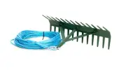 LAKE / POND WEED RAKE 18inch DOUBLE SIDED WITH 20M rope AQUATIC WEED REMOVAL
