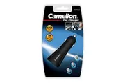Camelion 2.4A USB Mini Car Charger w 8 Pin Cable for iPhone 12 11 Samsung