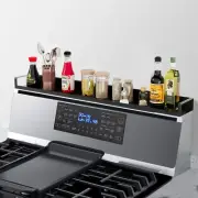 SZJHXIN Spice Rack Magnetic Stove top Shelf Over the Stove Spice Rack Adjusta...