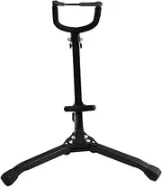 JOINPAYA Portable Saxophone Stand Durable Tripod Holder for Alto Tenor Slip Design Wear Resistant Material for Home or Music Classroom Display Black