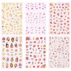 Stylish Fall Stickers 6 Sheets Assorted Maple Leaves Pumpkin Decals
