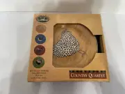 Brandon House Country Quartet Set Of 4 Rooster Plates Warren Kimble By Sakura