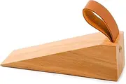 Wooden Door Stopper, Solid Wood Non-Slip Door Wedges, Sturdy and Durable Door Stop Wedge, Door Stopper Fit for Door Bottom Seam (0.2" - 1.2") 1 PCS
