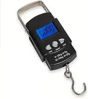 [JAJAJ] Industrial Digital Crane Scale Portable 110lb/50kg Hanging Scale, Digital Scale Backlight Electronic Fishing Travel Pocket Scale, Luggage Scales, Weights Tool for Farm,Livestock,Factory,Construction