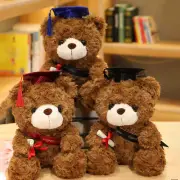 Graduation Teddy Bear Gift 2024 9 In Plush Stuffed Animal With Grad Caps