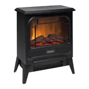 Dimplex Microstove Electric Fire Heater with Black Cast Effect