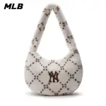 【MLB】絨毛腋下包 手提包 肩背包 MONOGRAM系列 紐約洋基隊(3ABQM0836-50CRD)