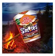 Cup Noodles Campfire S'mores Smores Limited Edition Ramen Noodles In Sauce