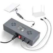 Starlink Mini Poe Kit: 180W Gigabit Ethernet Surge & ESD Protection 12V Mini