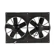SPAL Thermo Fan Twin 11" including Shroud 12V - EF3580
