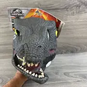 Jurassic World Blue Velociraptor Mask Adult Halloween Costume Rubber Cosplay