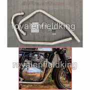 Fit For Royal Enfield GT & Interceptor 650 SS LH & RH Exhaust Bend Pipe Polished
