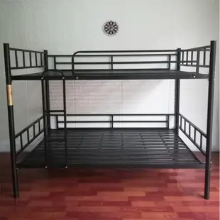 上下鋪鐵床架1.5米雙人高低床上下床雙層床電競床青旅鋼床上下床