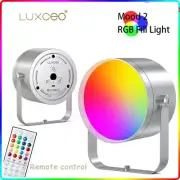 Luxceo Mood 2 RGB Led Video Light 360° Rotatable Remote colorful Atmosphere Lamp