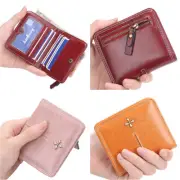Women's Small Bifold Wallet Leather Ladies Mini Short Purse Credit Card Holder