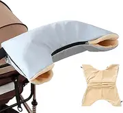 Heated Stroller Gloves - Lightweight Sleeve for | Dureble Insulated & Breathable Stroller Gloves, Plush Lined Stroller Warmers for Strollers, Walks